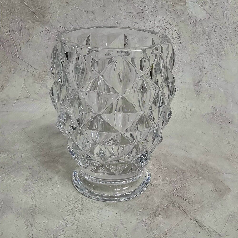 Crystal‎ 5" Votive Pineapple Candle Holder Royal Limited Decor EUC
